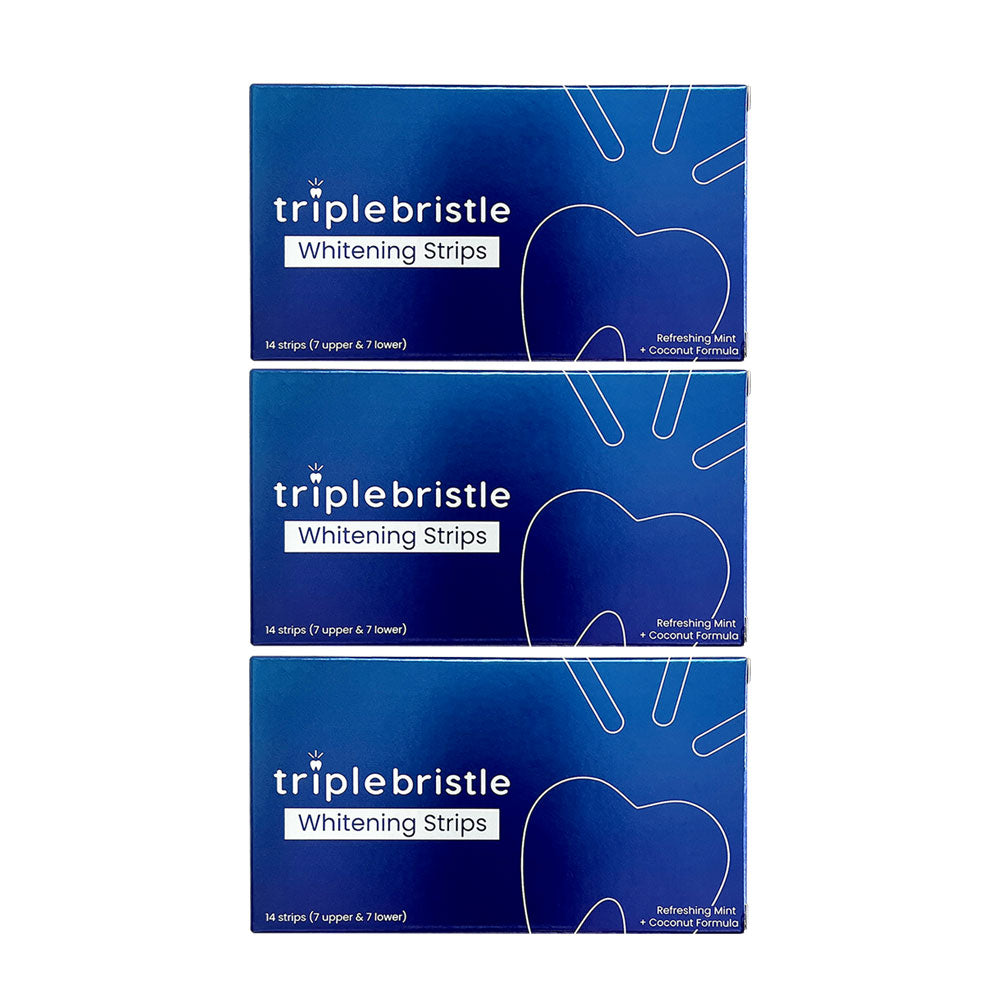 Triple Bristle Teeth Whitening Strips - Triple Bristle