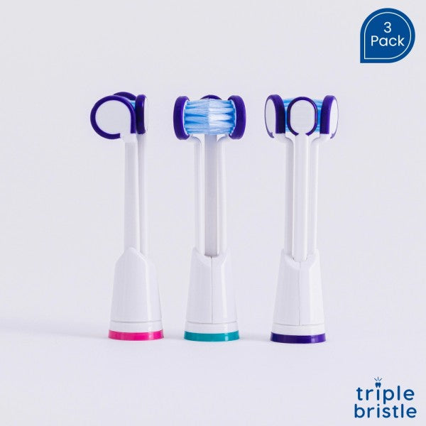 Replacement Brush Heads Compatible with Sonicare® Toothbrushes - Triple Bristle